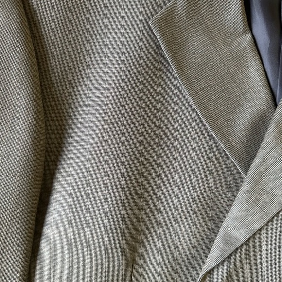 Jones New York Classic Men's Wool and Cashmere Olive Grenn Blazer Size 50L NWT - Picture 3 of 11